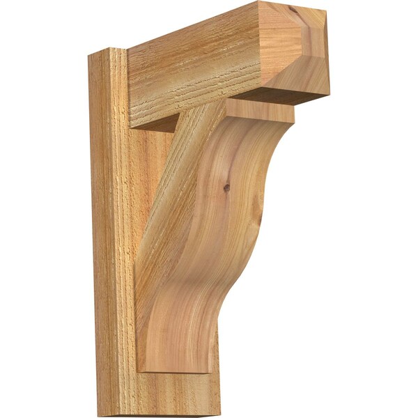 Ekena Millwork Funston Craftsman Rough Sawn Outlooker, Western Red Cedar, 6"W x 14"D x 18"H OUT06X14X18FST04RWR - main